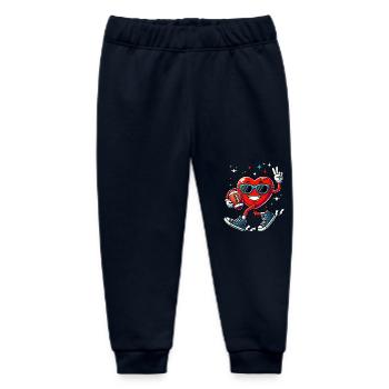 Valentinstag Football Chucks Herz Amerika Lustig - Baby Organic Jogginghose Baby Tumbler von Stanley/Stella - Navy - Vorne