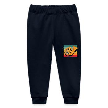 Tuba Spieler Vintage Musik Retro Look - Baby Organic Jogginghose Baby Tumbler von Stanley/Stella - Navy - Vorne