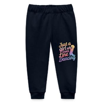 Line Dancing Tanzen Tänzer - Baby Organic Jogginghose Baby Tumbler von Stanley/Stella - Navy - Vorne