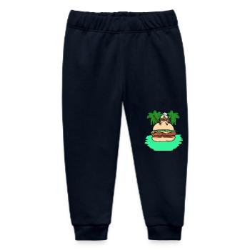 Burger Abenteuer Urlaub Insel Karibik - Baby Organic Jogginghose Baby Tumbler von Stanley/Stella - Navy - Vorne