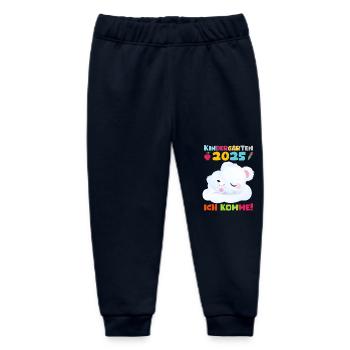 Kindergarten 2025 Kinder Geschenk Kita 2025 Deko - Baby Organic Jogginghose Baby Tumbler von Stanley/Stella - Navy - Vorne