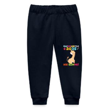 Kindergarten 2025 Kids Gift Kita 2025 Decoration - Baby Organic Sweatpants by Stanley/Stella - navy - Front
