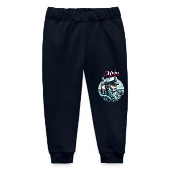 Hamburg Seefahrer Kapitän Pfeife Meer Nordsee Moin - Baby Organic Jogginghose Baby Tumbler von Stanley/Stella - Navy - Vorne