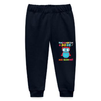 Kindergarten 2025 Children Gift Kita 2025 Decoration - Baby Organic Sweatpants by Stanley/Stella - navy - Front