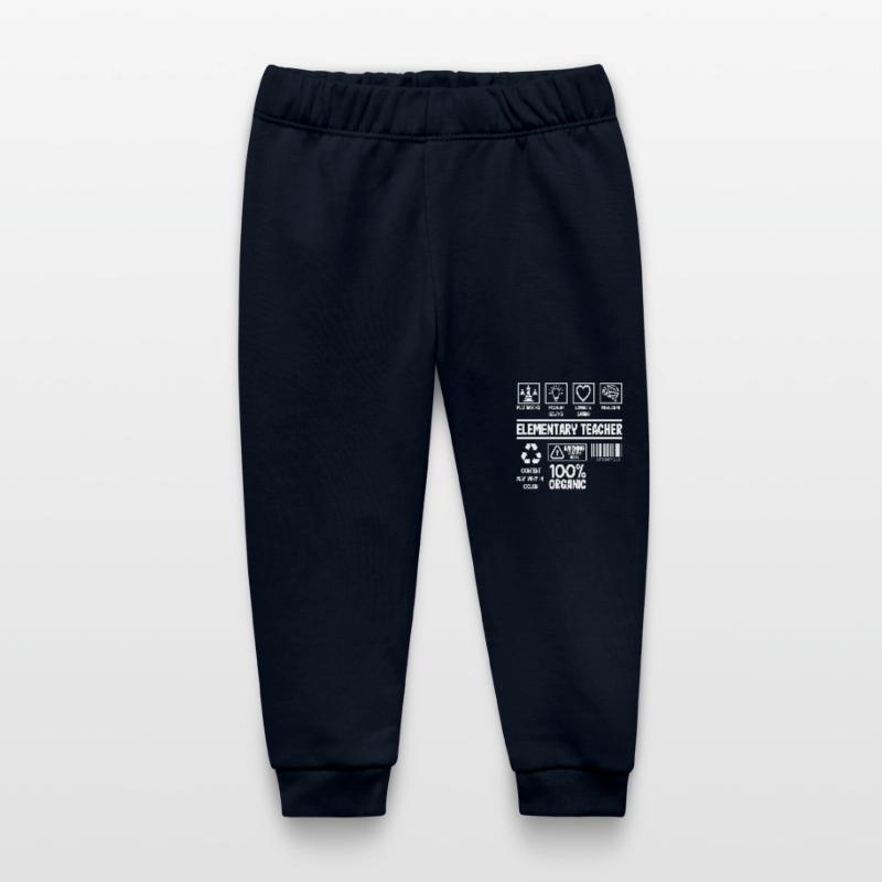 Elementary School Teacher Multitasking Problem Solving Baby Organic Sweatpants by Stanley/Stella