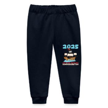 Kindergarten 2025 Kids Gift Kita 2025 Decoration - Baby Organic Sweatpants by Stanley/Stella - navy - Front