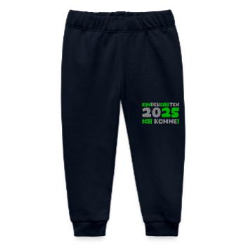 Kindergarten 2025 Kids Gift Kita 2025 Decoration - Baby Organic Sweatpants by Stanley/Stella - navy - Front