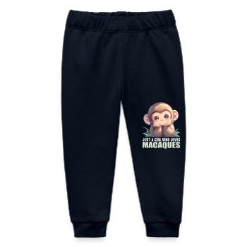 Macaque Macaque - Baby Organic Sweatpants by Stanley/Stella - navy - Front