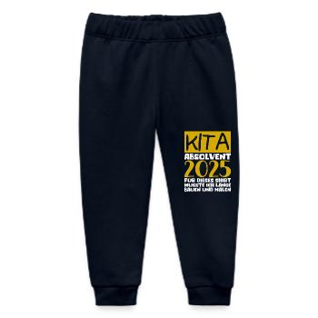 Farewell Kindergarten 2025 Gift Girl Boys - Baby Organic Sweatpants by Stanley/Stella - navy - Front