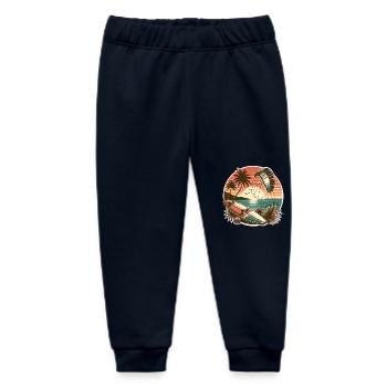 Kitesurfen Kitesurfer Kiteboard - Baby Organic Jogginghose Baby Tumbler von Stanley/Stella - Navy - Vorne