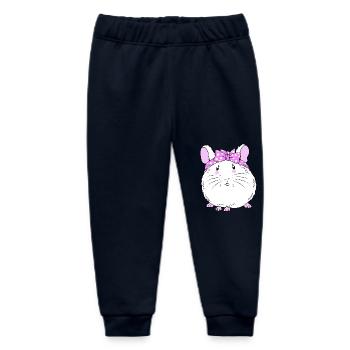 Chinchilla - Baby Organic Sweatpants by Stanley/Stella - navy - Front
