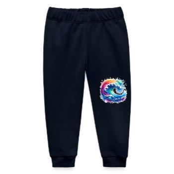 Welle - Baby Organic Jogginghose Baby Tumbler von Stanley/Stella - Navy - Vorne