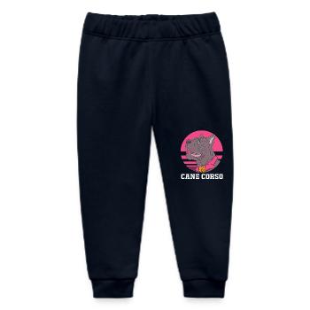 Cane Corso - Baby Organic Sweatpants by Stanley/Stella - navy - Front