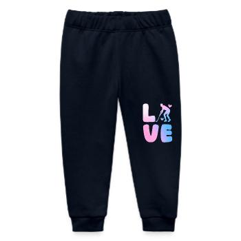 Field Hockey Players Field Hockey - Baby Organic Sweatpants by Stanley/Stella - navy - Front