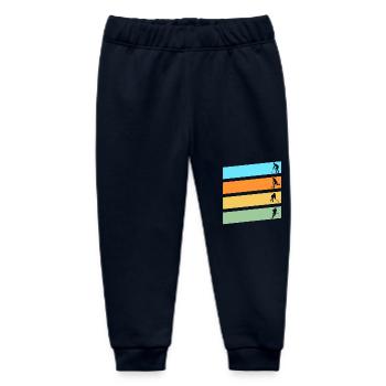 Field Hockey Players Field Hockey - Baby Organic Sweatpants by Stanley/Stella - navy - Front