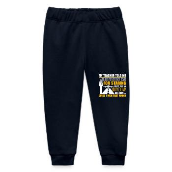 Air Traffic Controller I am A Air Traffic Control - Baby Organic Sweatpants by Stanley/Stella - navy - Front