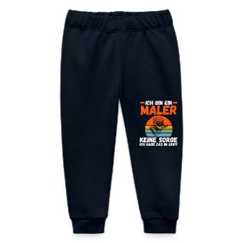 Master Painter Journeyman Painter - Baby Organic Sweatpants by Stanley/Stella - navy - Front