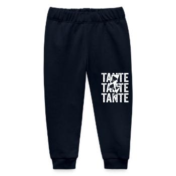 Badminton Aunt Badminton - Baby Organic Sweatpants by Stanley/Stella - navy - Front