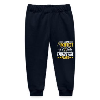 Architect - Baby Organic Sweatpants by Stanley/Stella - navy - Front
