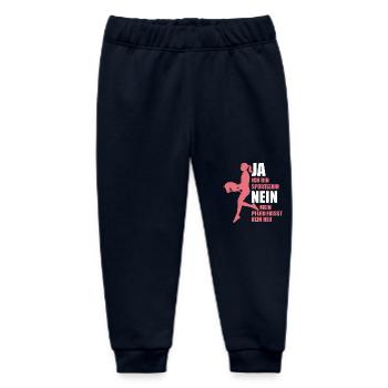 Hobby Horse - Ja, ich bin Sportlerin - Spruch - Baby Organic Jogginghose Baby Tumbler von Stanley/Stella - Navy - Vorne