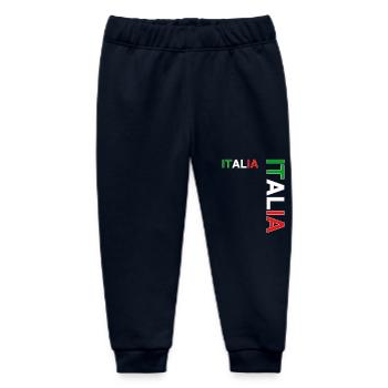 ITALY team supporter football - Baby Organic Sweatpants by Stanley/Stella - navy - Front