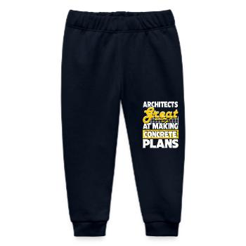 Architect - Baby Organic Sweatpants by Stanley/Stella - navy - Front