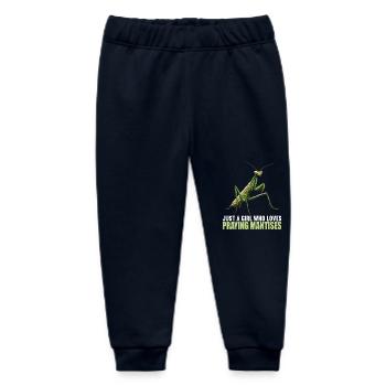 Praying mantises Praying mantis - Baby Organic Sweatpants by Stanley/Stella - navy - Front