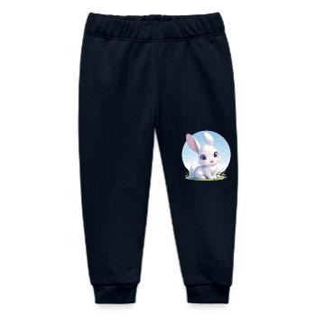 Bunny Bunny - Baby Organic Sweatpants by Stanley/Stella - navy - Front
