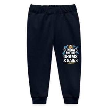 Prepared Squad Meal Planner Food Organization - Baby Organic Sweatpants by Stanley/Stella - navy - Front
