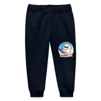 Seagulls Seagull - Baby Organic Sweatpants by Stanley/Stella - navy - Front