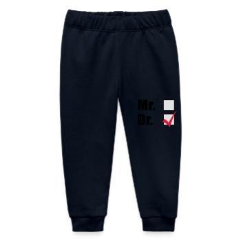 doctorate - Baby Organic Sweatpants by Stanley/Stella - navy - Front