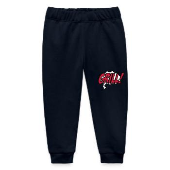 grilling - Baby Organic Sweatpants by Stanley/Stella - navy - Front