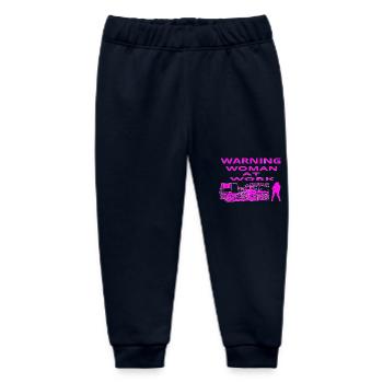 Truck - Baby Organic Jogginghose Baby Tumbler von Stanley/Stella - Navy - Vorne