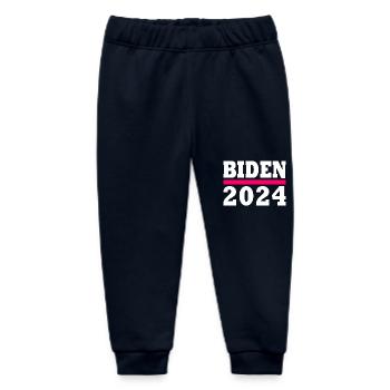 Joe biden 2024 - Baby Organic Sweatpants by Stanley/Stella - navy - Front