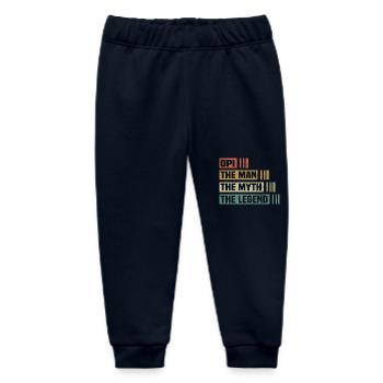 Vintage Opi Man Myth Legend - Baby Organic Sweatpants by Stanley/Stella - navy - Front