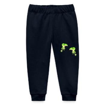 Parrot 2 - Baby Organic Sweatpants by Stanley/Stella - navy - Front