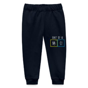 Periodic table - Baby Organic Sweatpants by Stanley/Stella - navy - Front