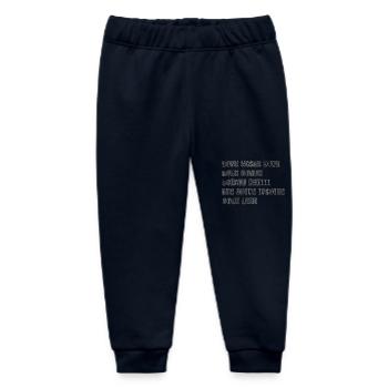 JONE WASTE YORE TOYE MONME YORALL REDIII THE VOICE - Baby Organic Sweatpants by Stanley/Stella - navy - Front