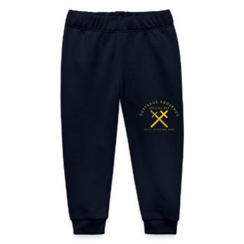 Gustavus Adolphus - Baby Organic Sweatpants by Stanley/Stella - navy - Front