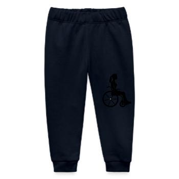 Rollstuhl Frau - Baby Organic Jogginghose Baby Tumbler von Stanley/Stella - Navy - Vorne