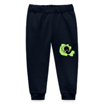 Hockey stick and ball - Baby Organic Sweatpants by Stanley/Stella - navy - Front