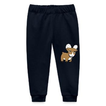 Ziege freundlich lieb - Baby Organic Jogginghose Baby Tumbler von Stanley/Stella - Navy - Vorne