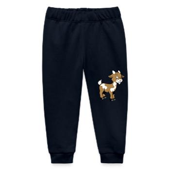 Ziege freundlich lieb - Baby Organic Jogginghose Baby Tumbler von Stanley/Stella - Navy - Vorne