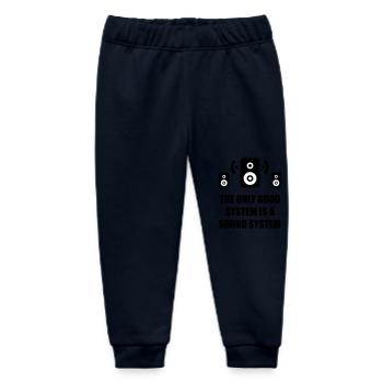 Music - Baby Organic Sweatpants by Stanley/Stella - navy - Front
