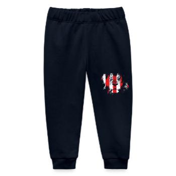 León, football fans from Bilbao - Baby Organic Sweatpants by Stanley/Stella - navy - Front