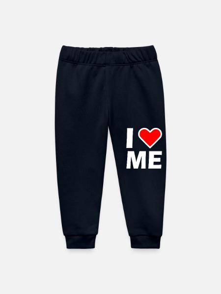 I love me - Baby Organic Jogginghose Baby Tumbler von Stanley/Stella - Navy