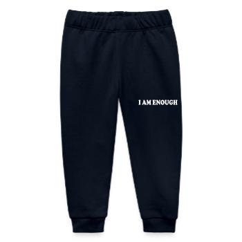 I am enough - Baby Organic Sweatpants by Stanley/Stella - navy - Front