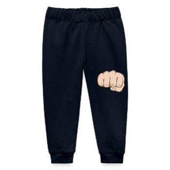 Fist - Baby Organic Sweatpants by Stanley/Stella - navy - Front