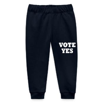 Vote yes - Baby Organic Jogginghose Baby Tumbler von Stanley/Stella - Navy - Vorne