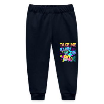 Take Me Back to 80's - Baby Organic Sweatpants by Stanley/Stella - navy - Front